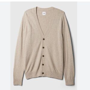 GAP CashSoft V-Neck Cardigan Sweater Button Front Men's Large or Unisex